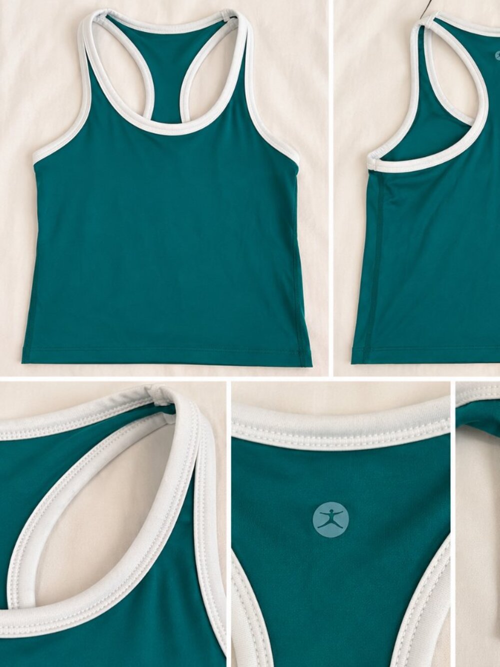 Danskin Women's Green and Blue Vest